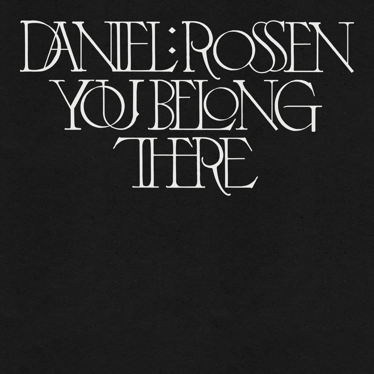 Cover of You Belong There by Daniel Rossen